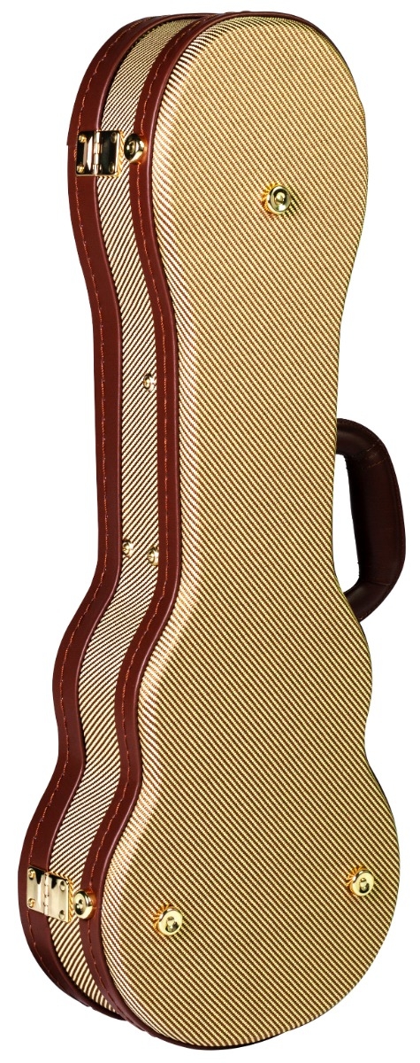 TGI Soprano Ukulele Tweed Wooden Case - Image 2