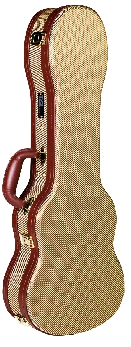 TGI Tenor Ukulele Tweed Wooden Case - Image 1