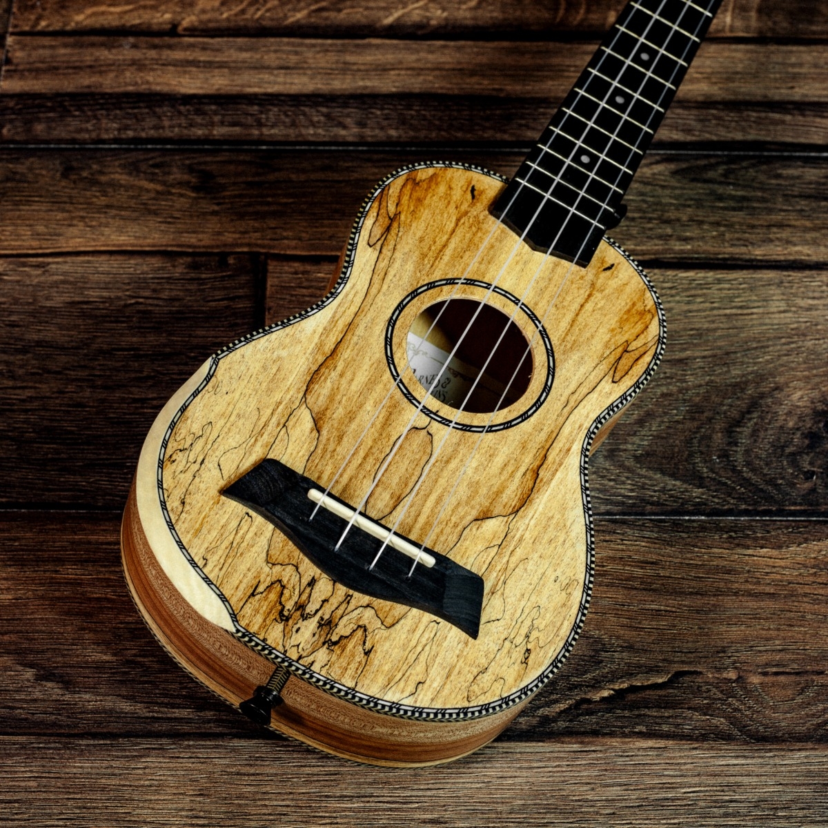 Barnes & Mullins Soprano Ukulele - Spalt Maple - Image 3