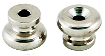 TGI Guitar Strap Buttons Nickel Pack of 2 - Image 1