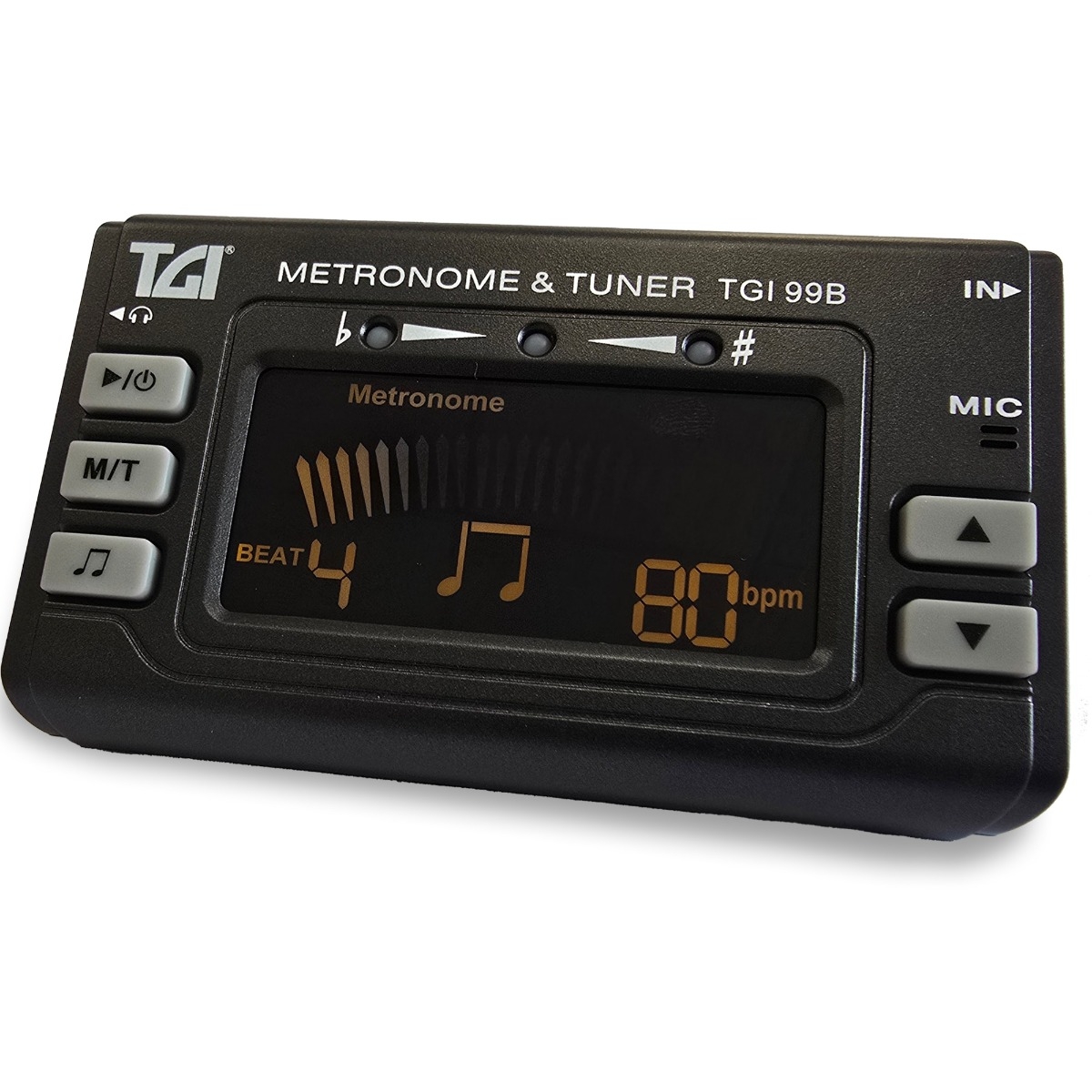 TGI Tuner Chromatic Tuner & Metronome with Clip On Sensor - Image 4