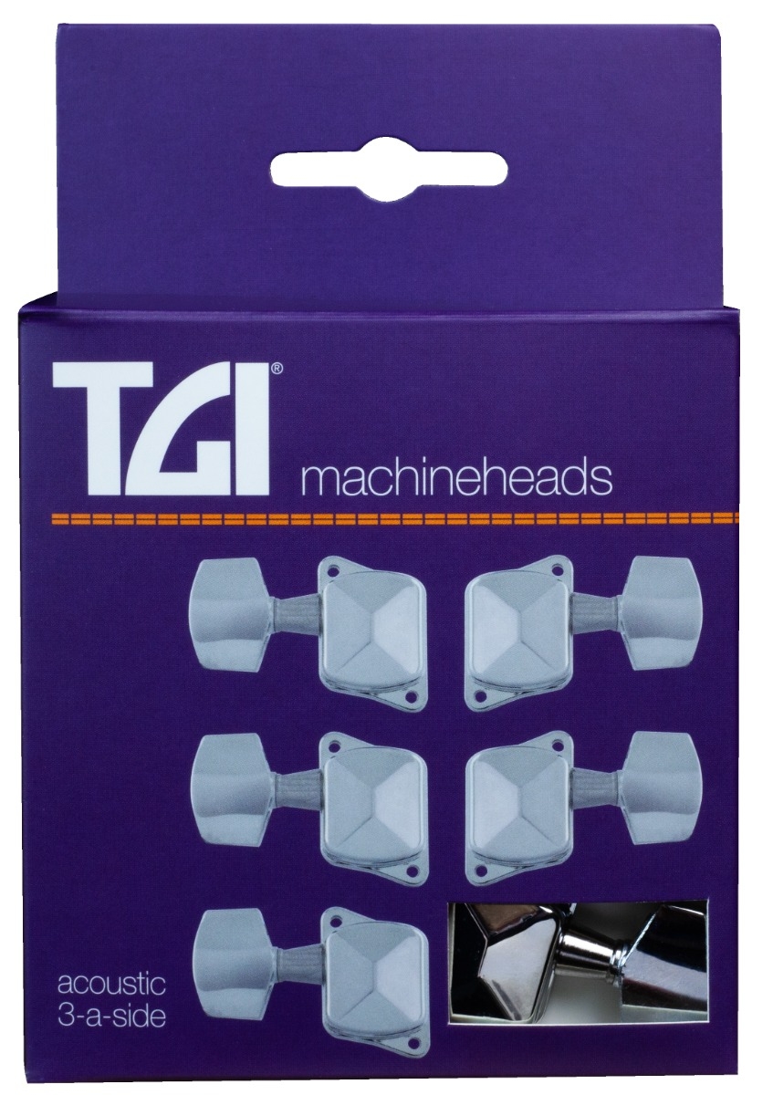 TGI Machineheads. Acoustic. 3 a Side. Nickel. - Image 2