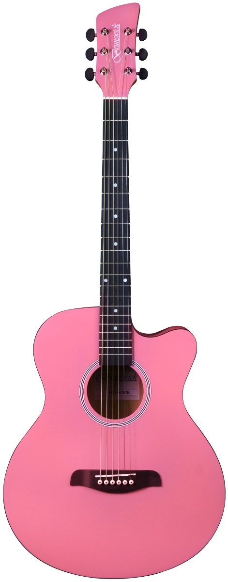 Brunswick Grand Auditorium Cutaway Baby Pink - Image 1