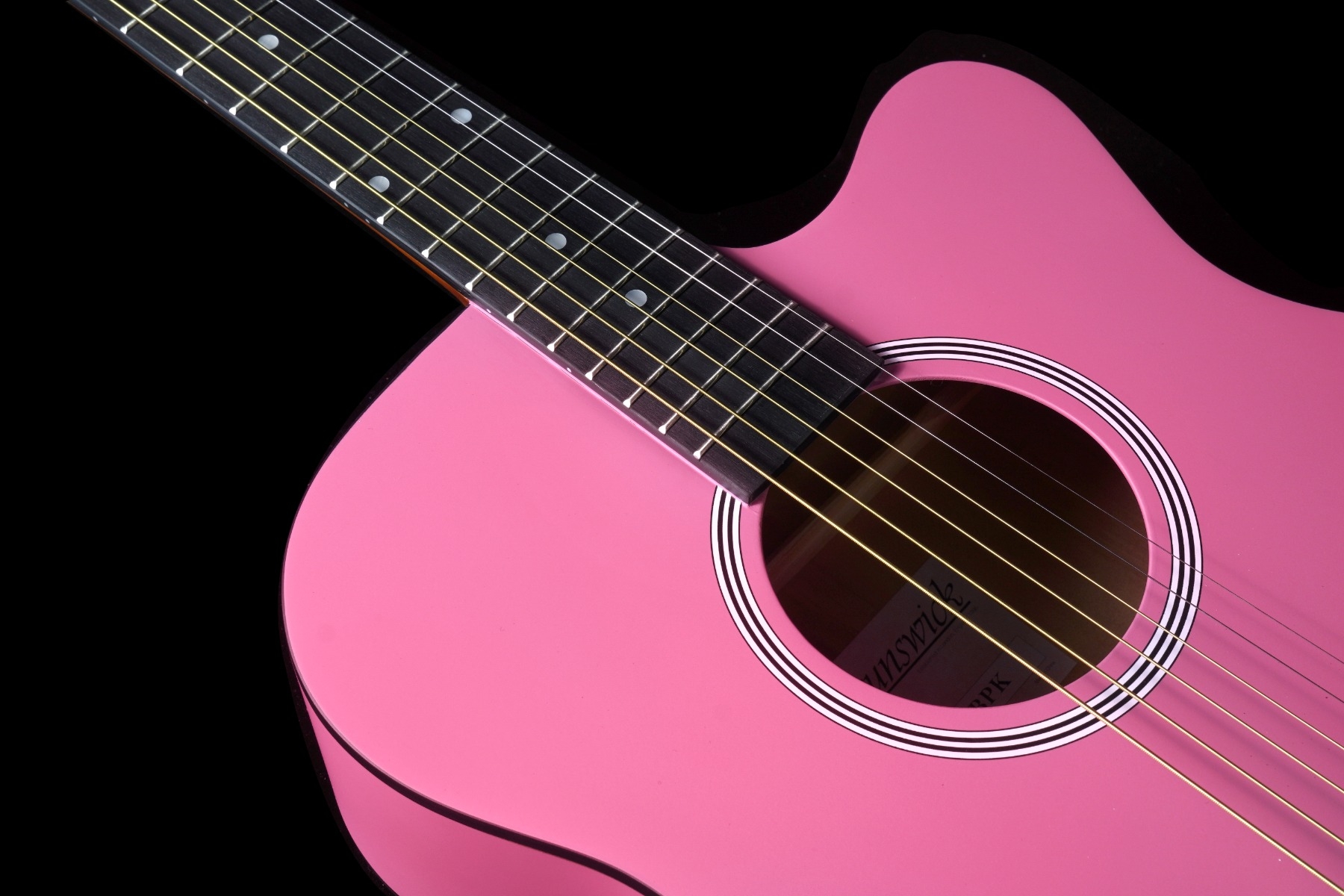 Brunswick Grand Auditorium Cutaway Baby Pink - Image 2