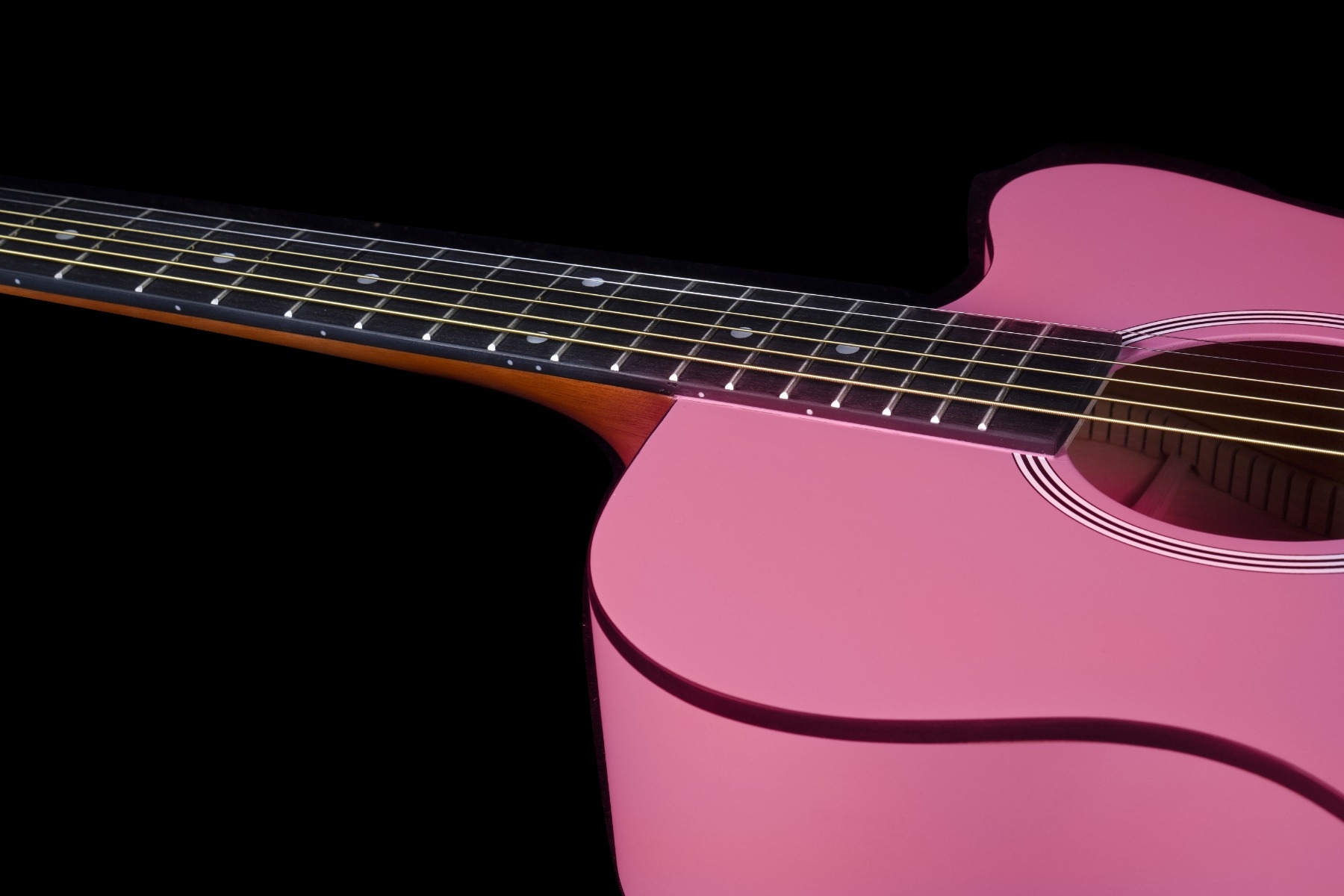 Brunswick Grand Auditorium Cutaway Baby Pink - Image 3