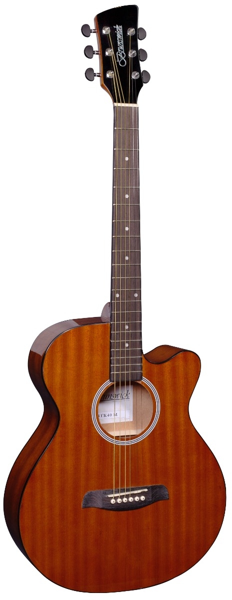 Brunswick Grand Auditorium Cutaway Mahogany Guitar - Image 1