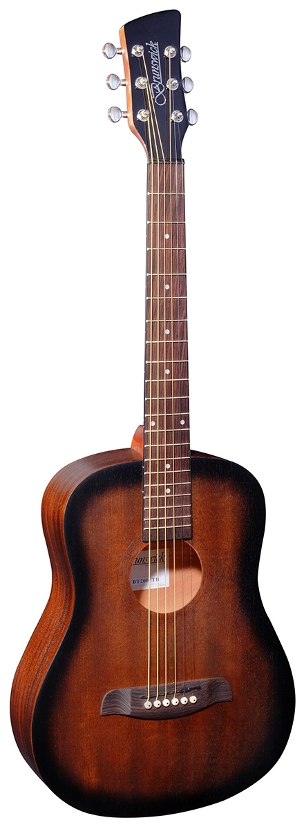Brunswick BT200 Travel Guitar - Tobacco Burst - Image 1