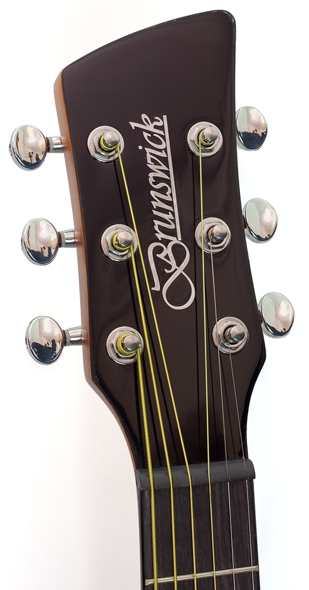 Brunswick BT200 Travel Guitar - Tobacco Burst - Image 5
