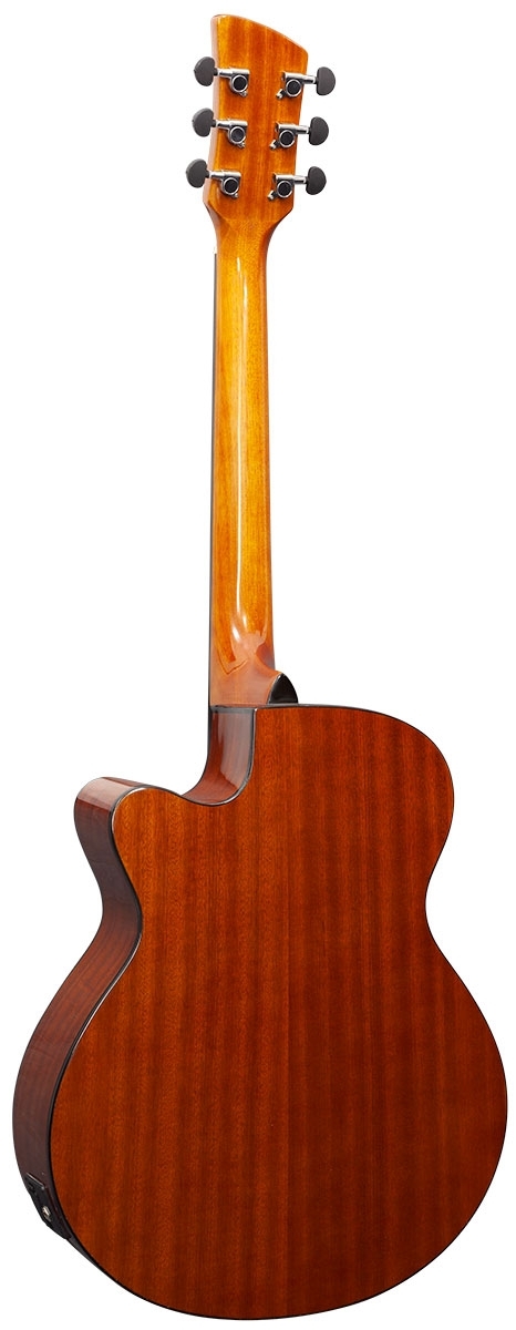Brunswick Grand Auditorium Electro Mahogany - Left Handed - Image 2