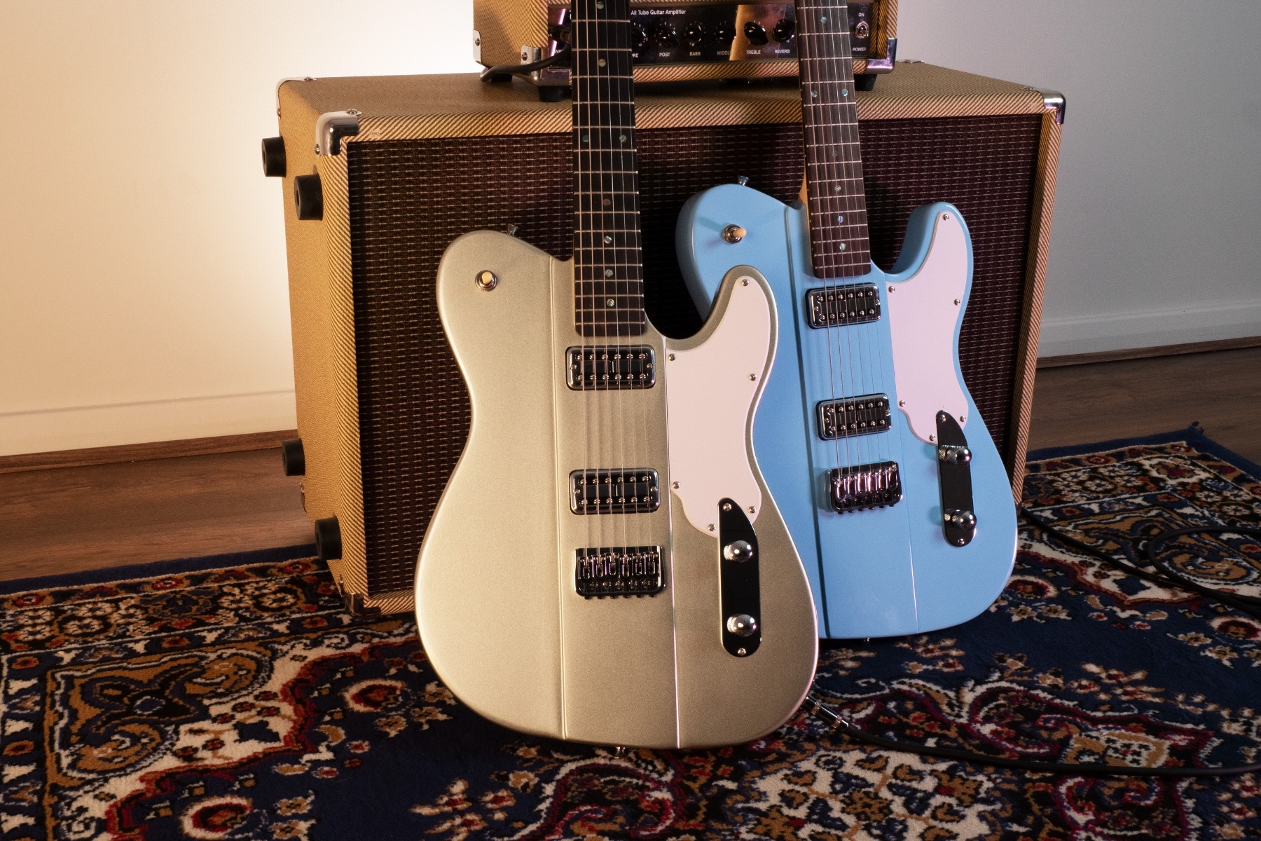 Shergold Telstar Standard ST14 Pastel Blue - Image 6