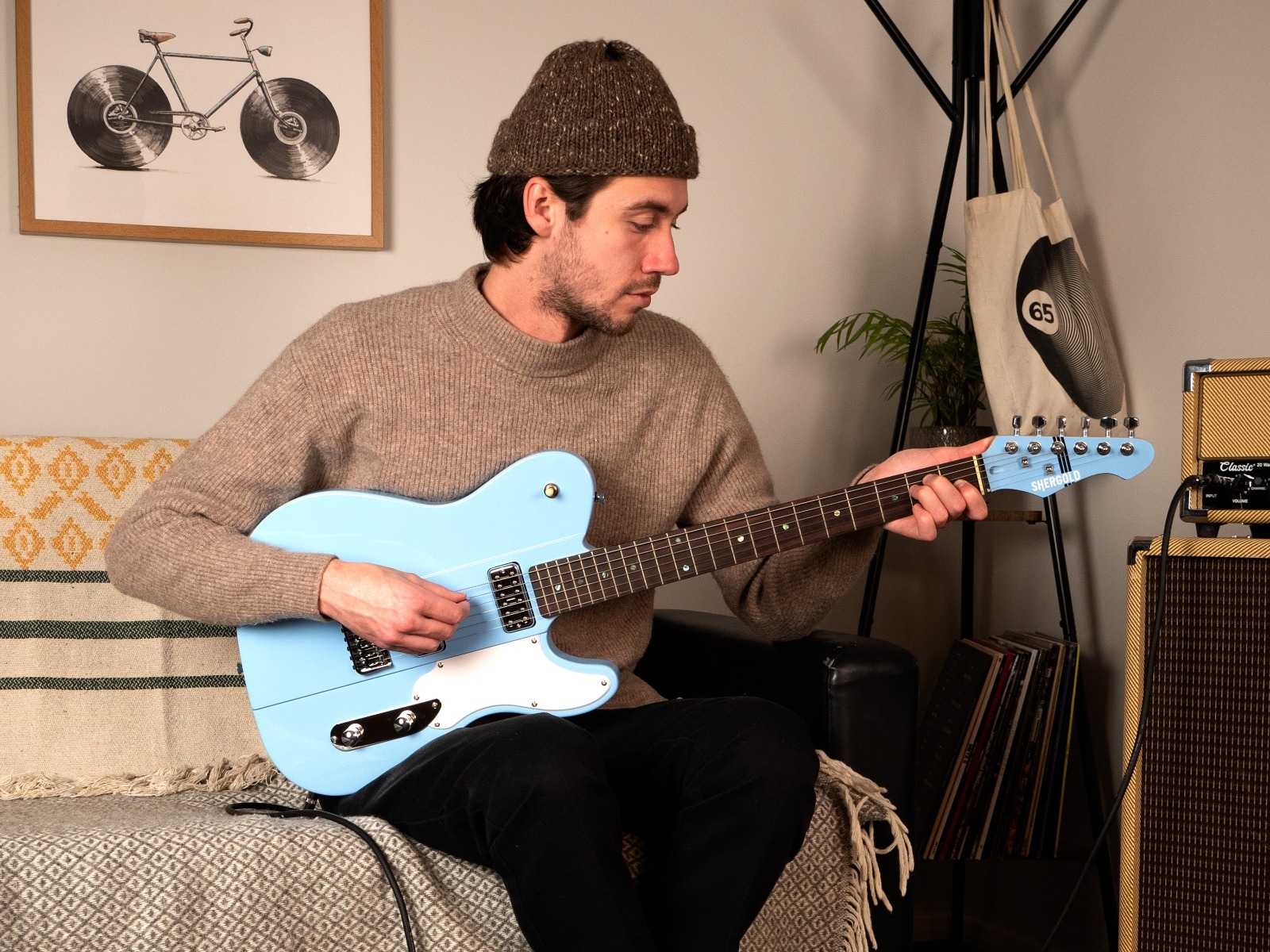 Shergold Telstar Standard ST14 Pastel Blue - Image 8