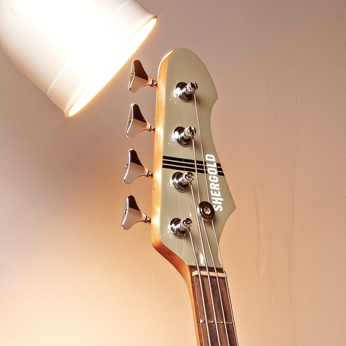 Shergold Telstar Standard Bass SBT14 Champagne Gold Gloss - Image 9