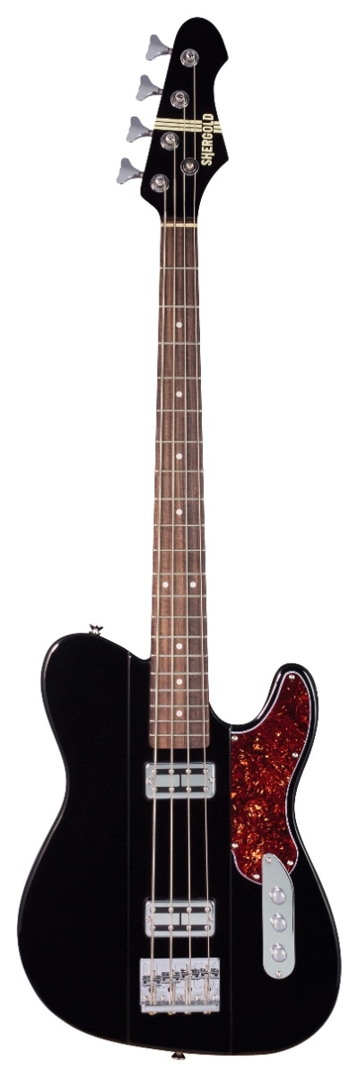 Shergold Telstar Standard Bass SBT14 Black Gloss - Image 1