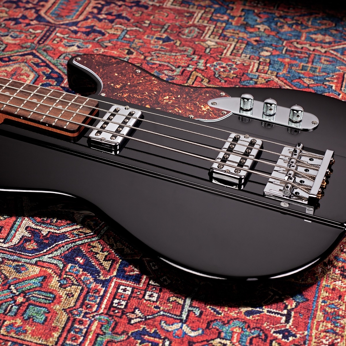 Shergold Telstar Standard Bass SBT14 Black Gloss - Image 6
