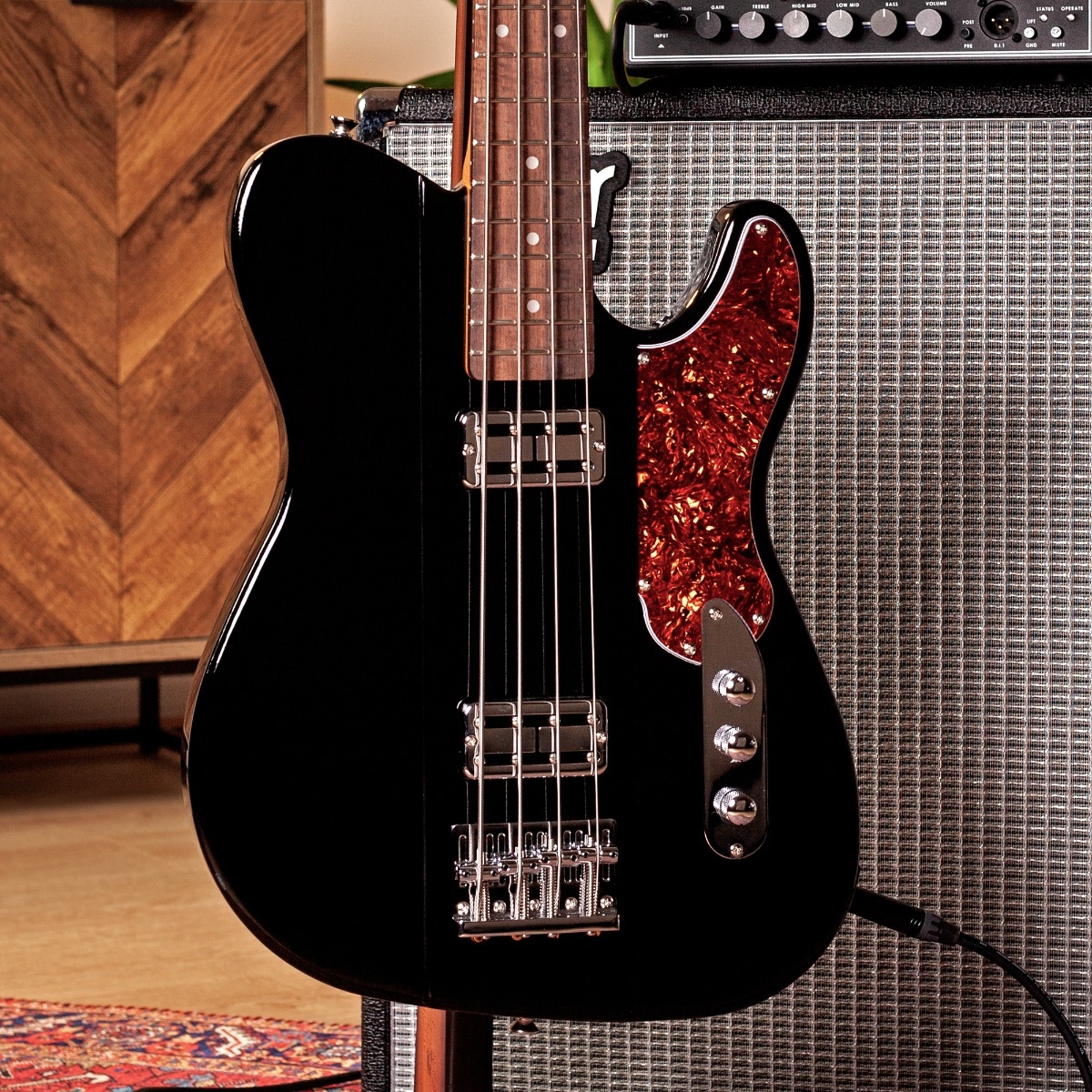 Shergold Telstar Standard Bass SBT14 Black Gloss - Image 8