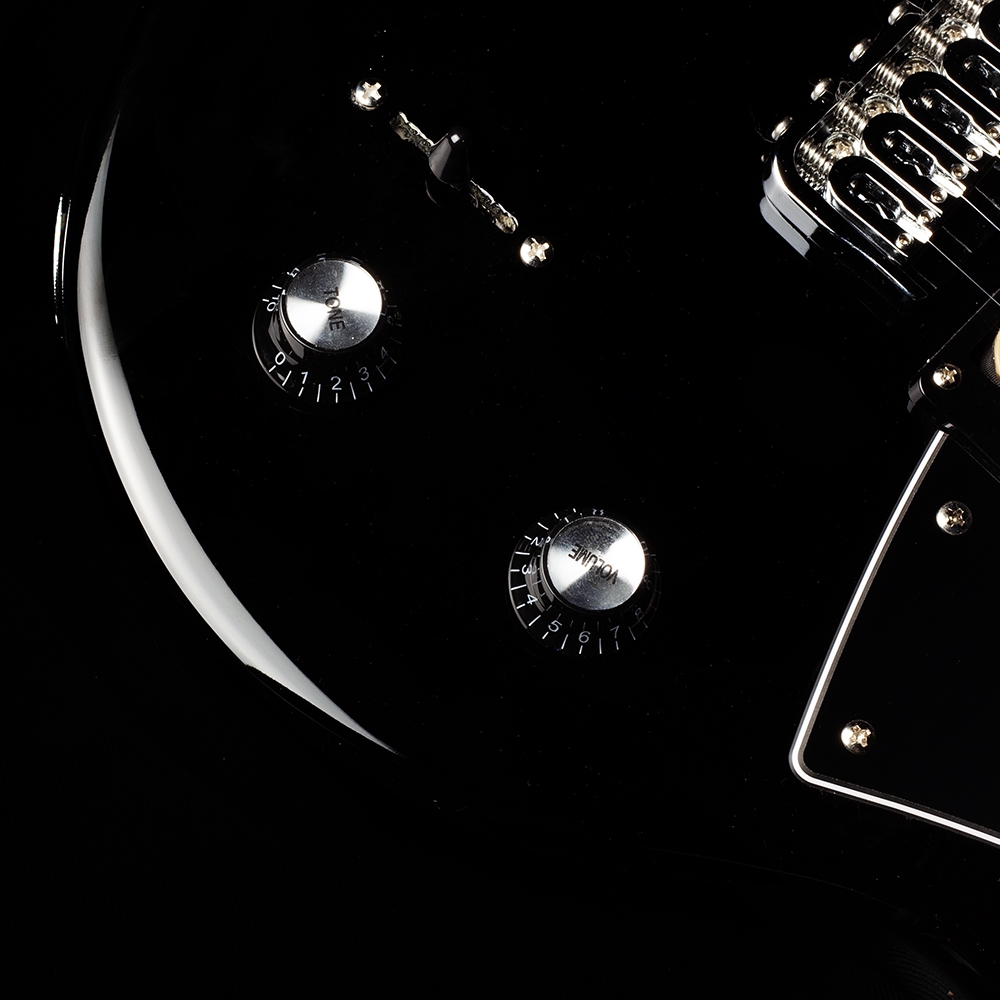 Shergold Masquerader Standard SM11 Solid Black Gloss - Image 5