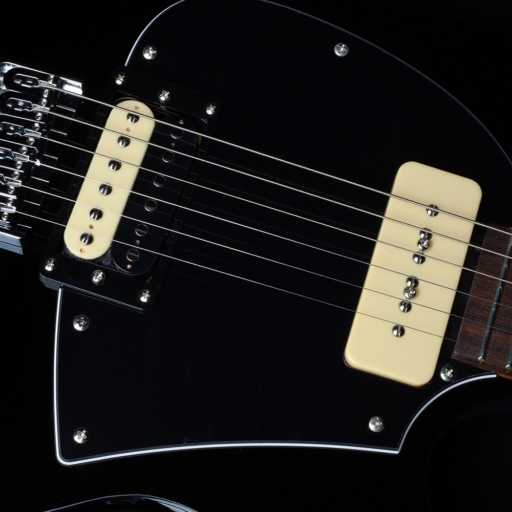 Shergold Masquerader Standard SM11 Solid Black Gloss - Image 6
