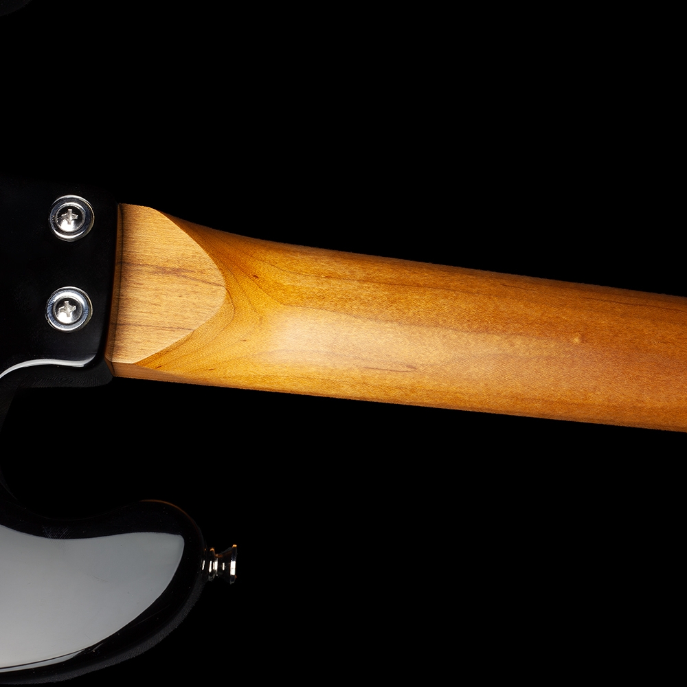 Shergold Masquerader Standard SM11 Solid Black Gloss - Image 8