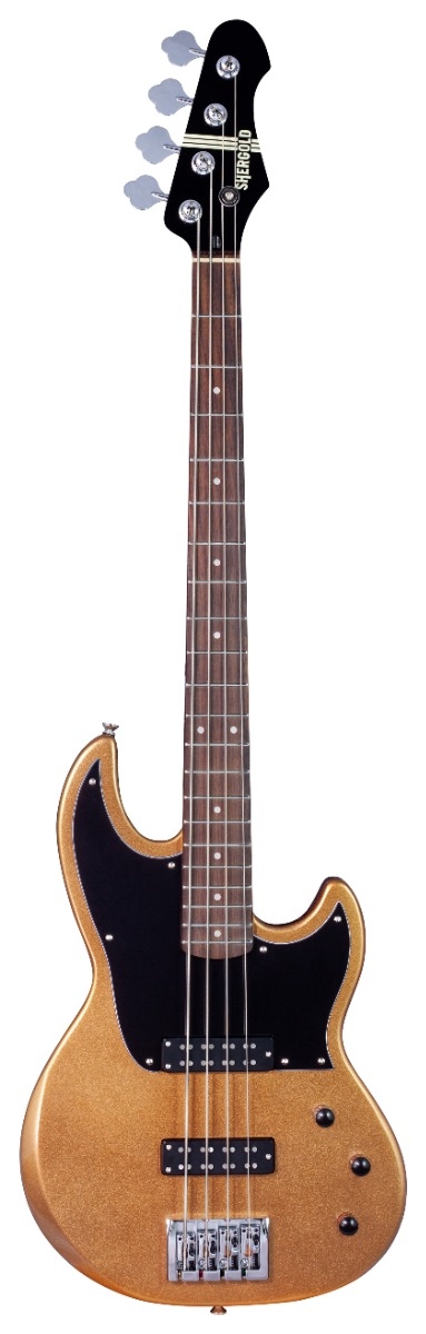 Shergold Libertine Standard Bass SBL15 Metallic Gold Gloss - Image 1