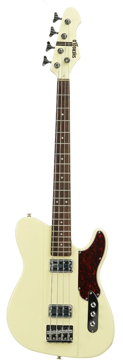 Shergold Telstar Standard Bass SBT14 Cream Gloss - Image 1