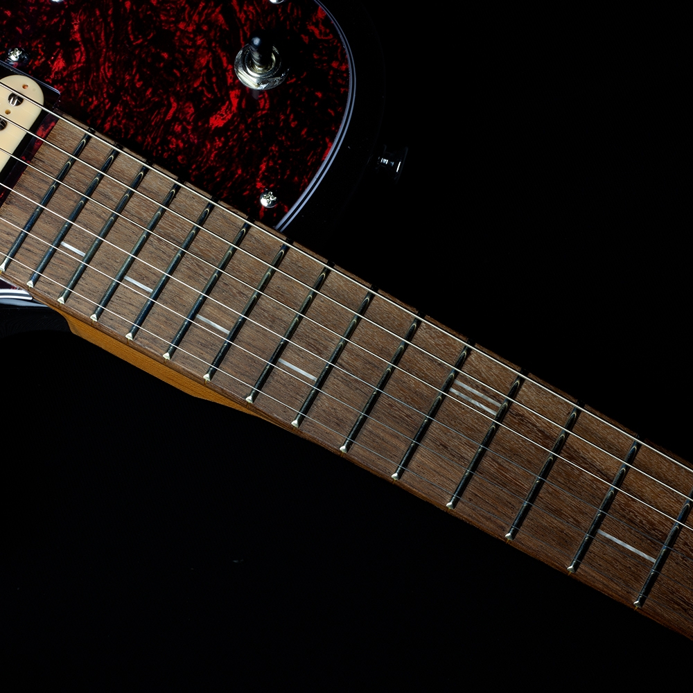 Shergold Provocateur Standard SP12 Solid Black Gloss - Image 7