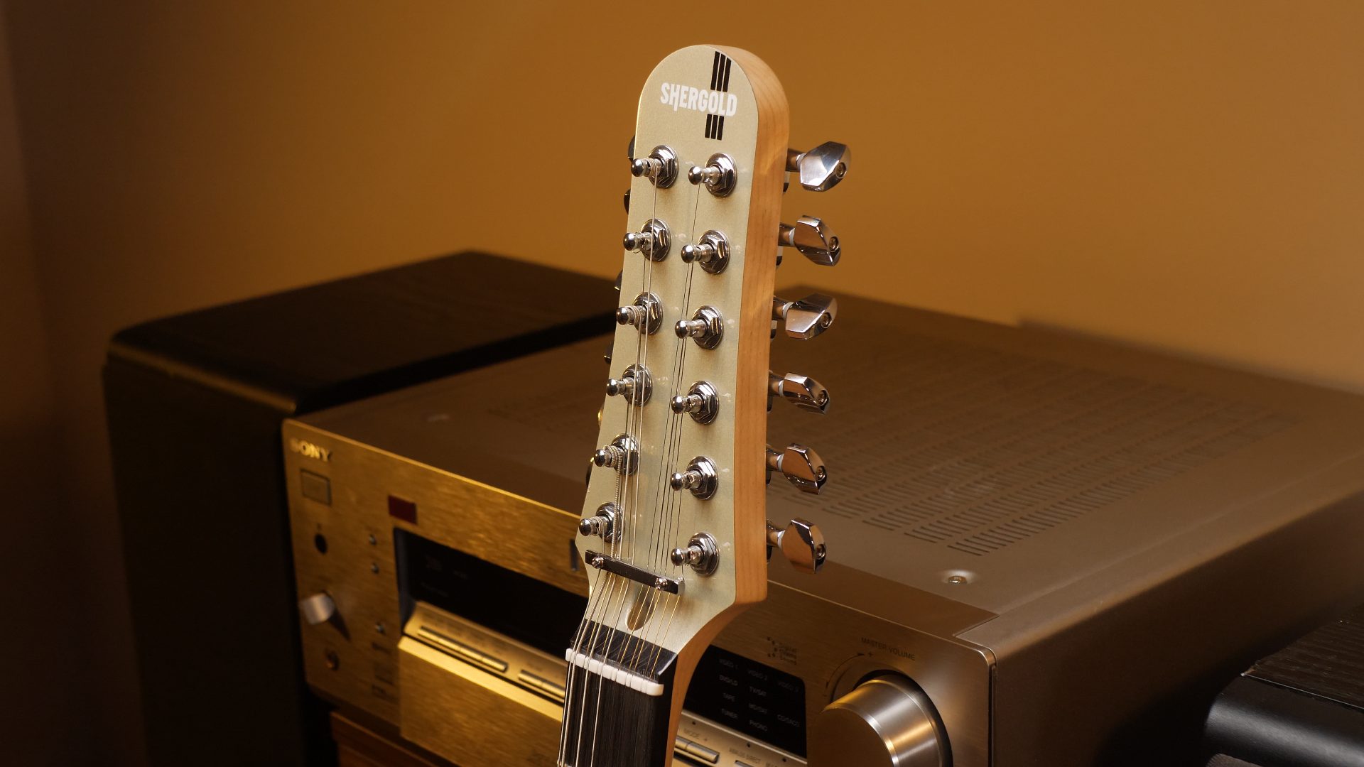 Shergold Telstar Standard ST14 Champagne Gold 12-String - Image 3