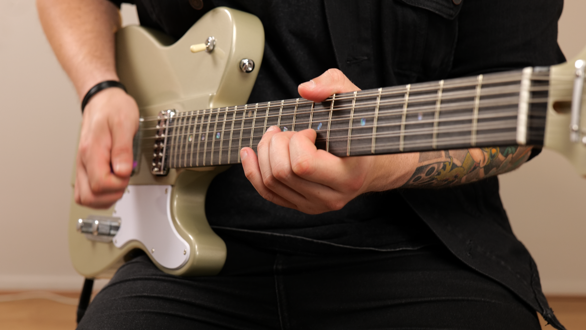 Shergold Telstar Standard ST14 Champagne Gold 12-String - Image 5