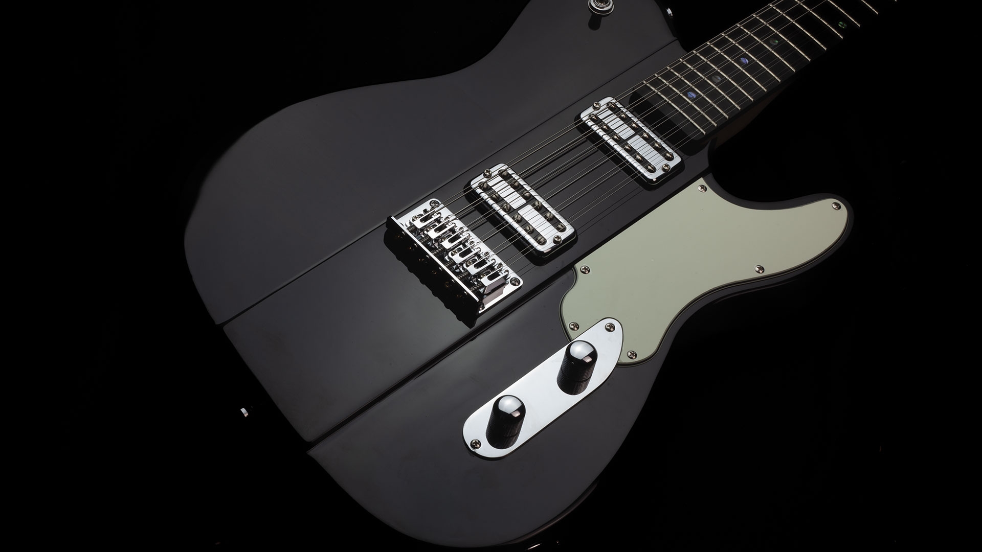 Shergold Telstar Standard ST14 Black 12-String - Image 6