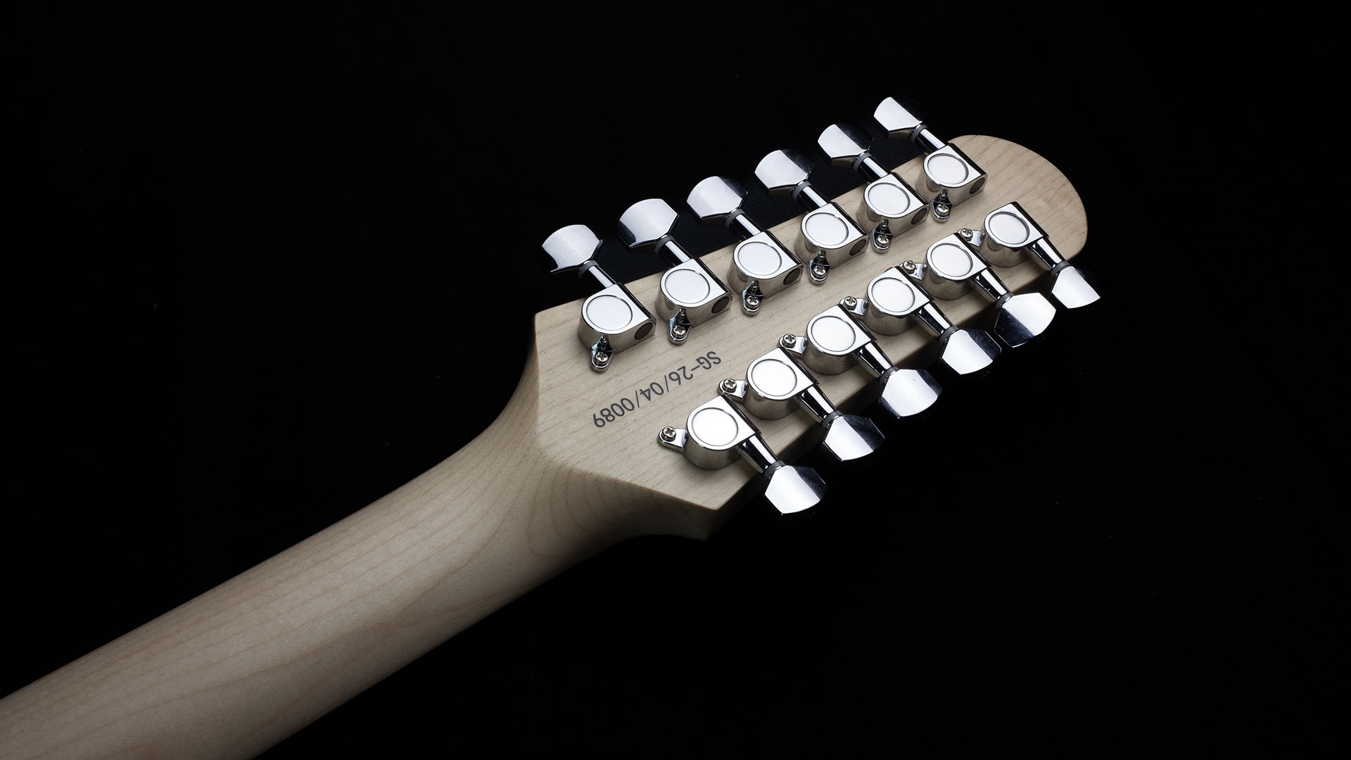 Shergold Telstar Standard ST14 Black 12-String - Image 9