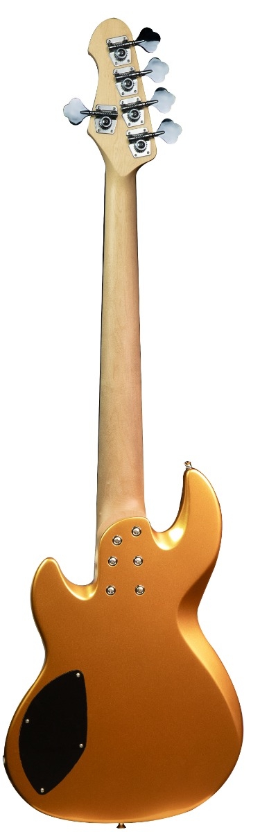 Shergold Libertine Standard Bass SBL15 Metallic Gold Gloss - 5 String - Image 2