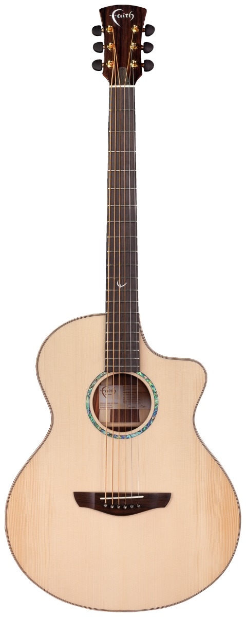 Faith HiGloss 3 Baritone Neptune Cut/Electro - 3-Piece Rosewood - Image 3