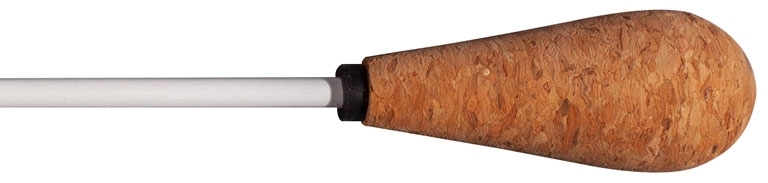 Montford Baton 12" White Lacquer Cork Pear - Image 1