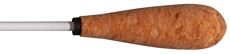 Montford Baton 12" White Lacquer Cork Taper - Image 1