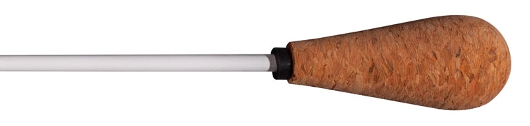 Montford Baton 16" White Lacquer Cork Pear - Image 1