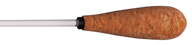 Montford Baton 16" White Lacquer Cork Taper - Image 1
