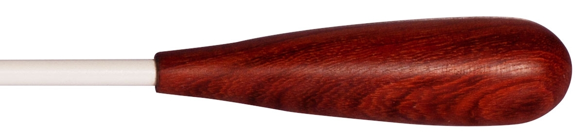 Montford Baton 16" White Lacquer Pau Rosa Taper - Image 1