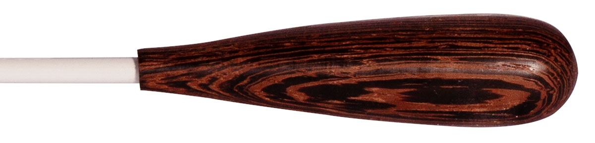 Montford Baton 14" White Lacquer Wenga Taper - Image 1