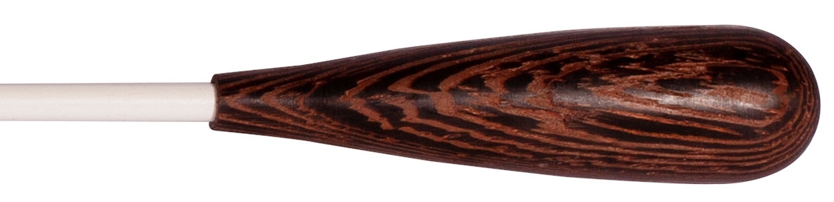 Montford Baton 16" White Lacquer Wenga Taper - Image 1