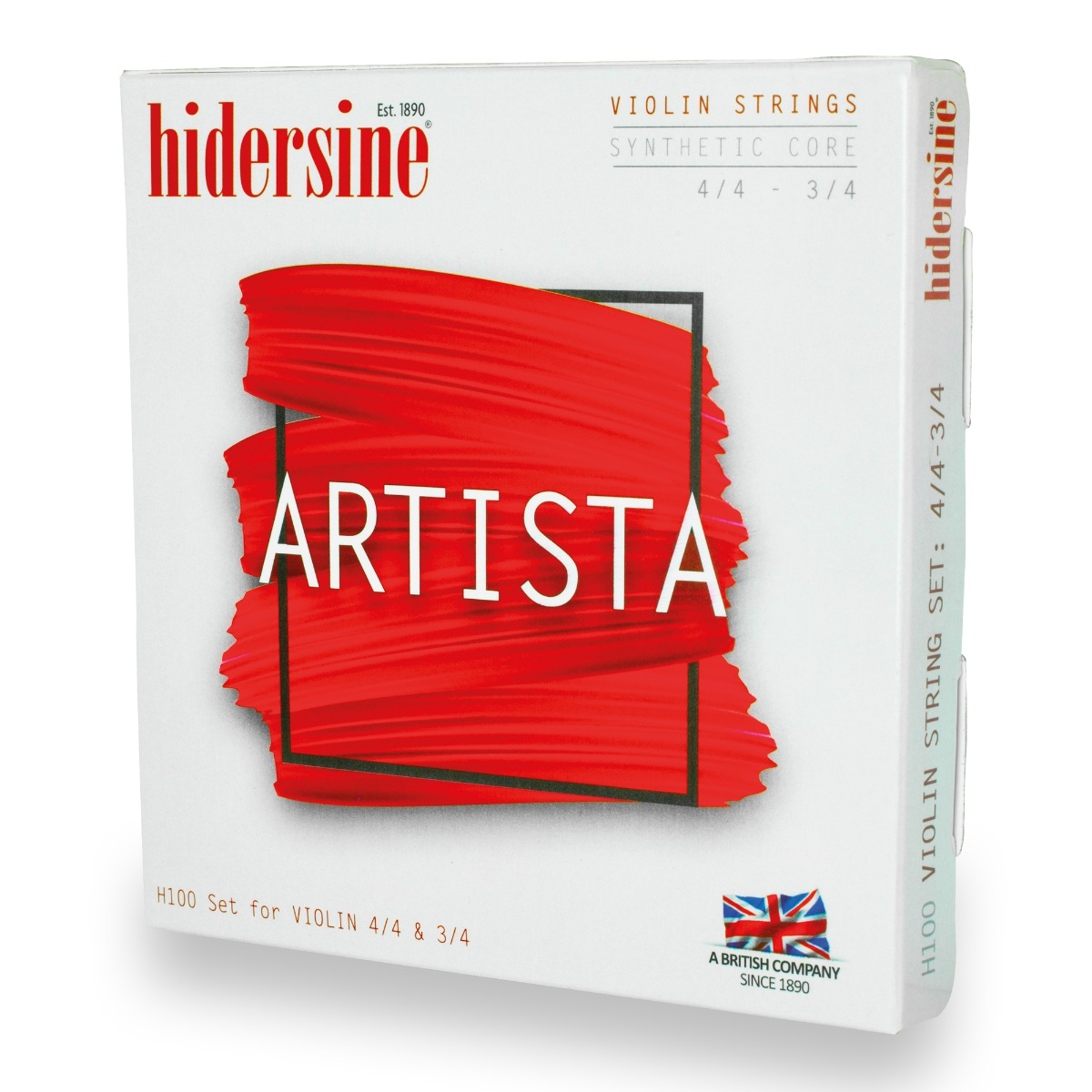 Hidersine Artista Violin String SET – Synthetic Core – 4/4–3/4 Size - Image 1