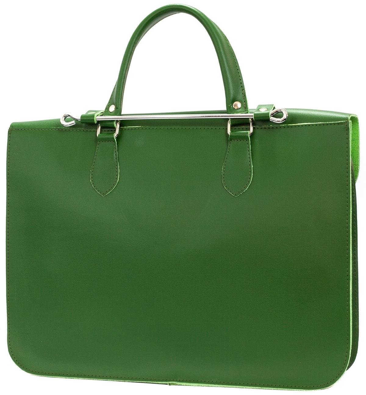 Montford Leather Music Case - Olive Green - Image 2