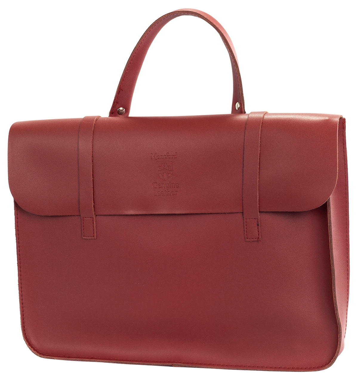 Montford Leather Music Case - Wine Red - Image 1