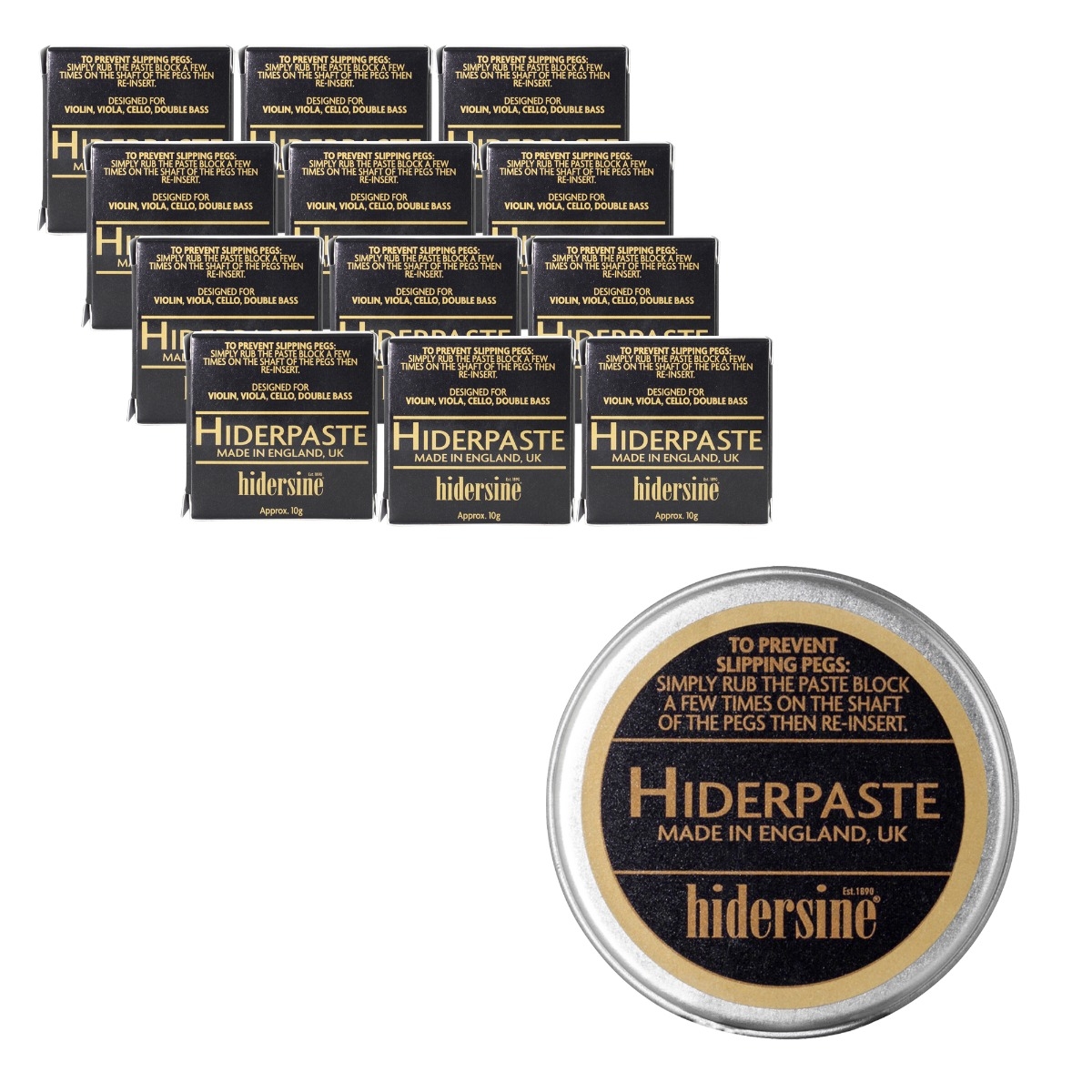 Hidersine Hiderpaste Peg Paste 30H - BOX OF 12 - Image 1