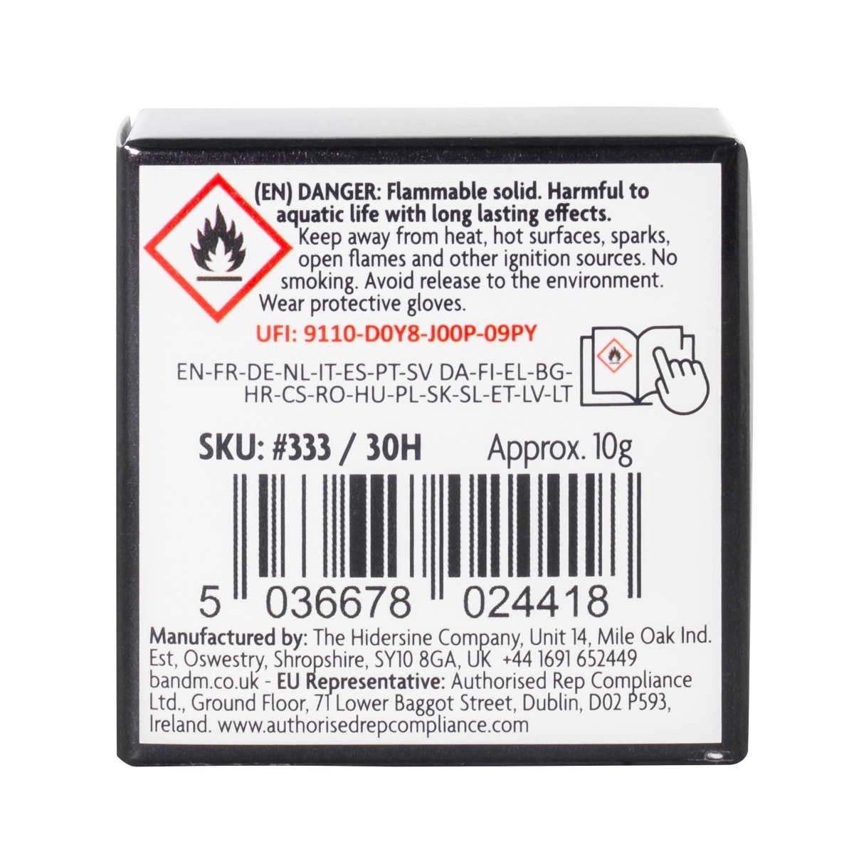 Hidersine Hiderpaste Peg Paste 30H - BOX OF 12 - Image 7