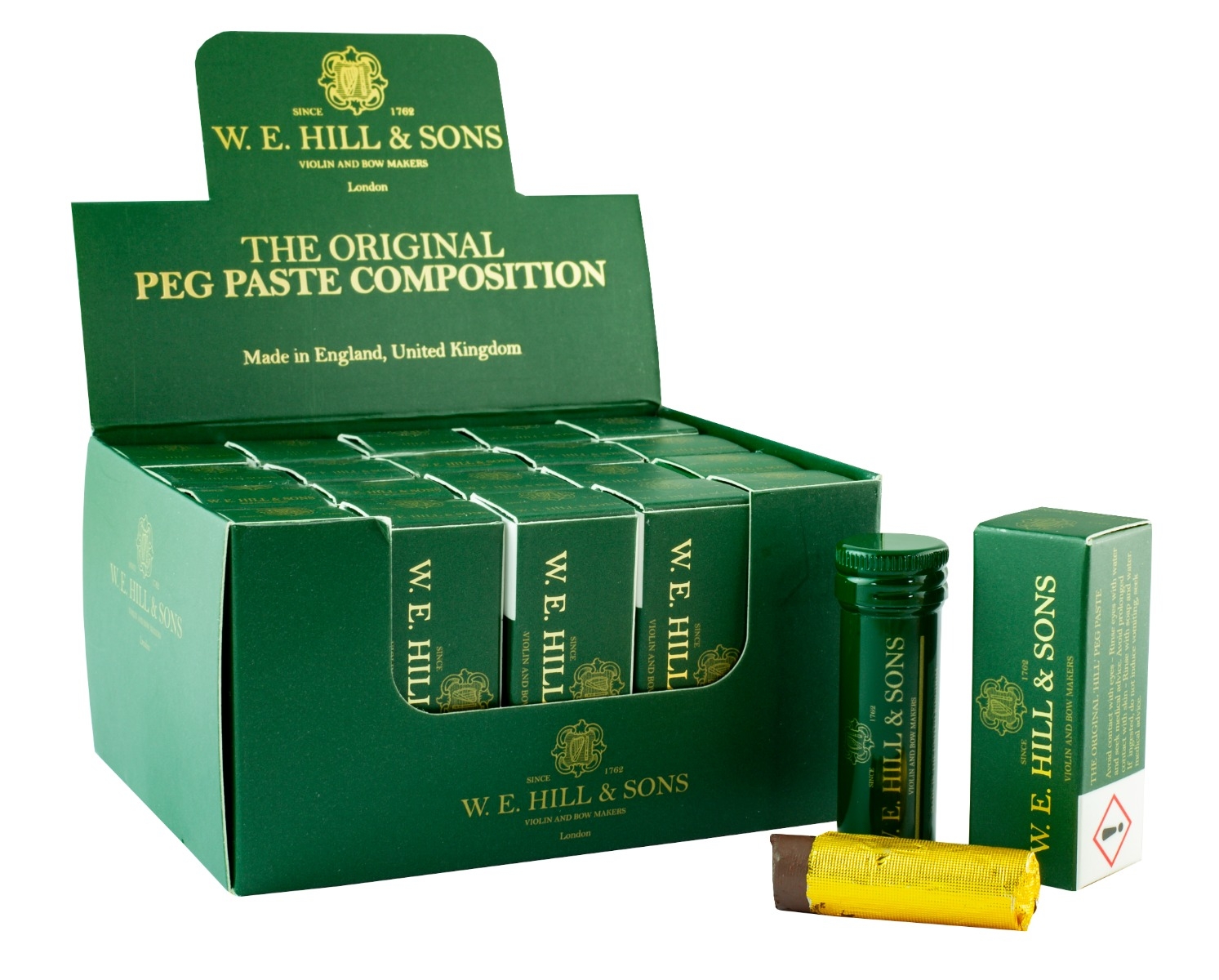 W. E. Hill Peg Paste Tube - BOX OF 20 - Image 1