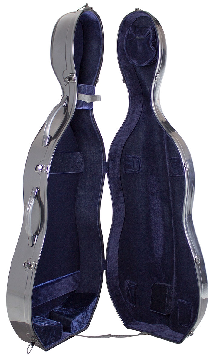Hidersine Cello Case Fibreglass Wine Red - Image 2