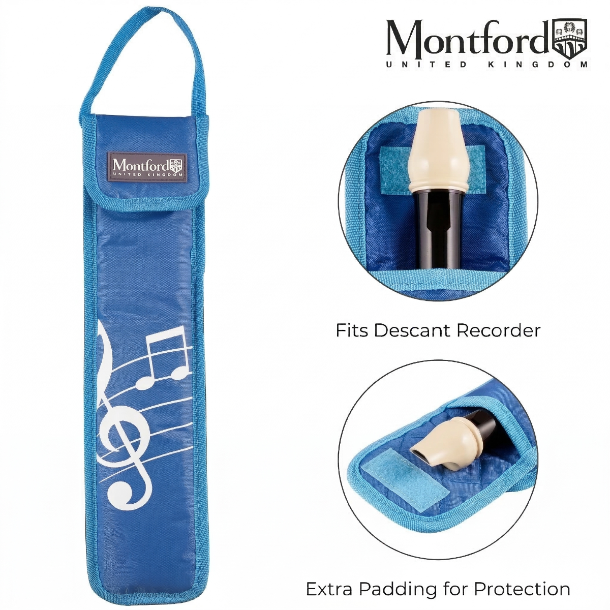 Montford Recorder Bag Blue - Image 5