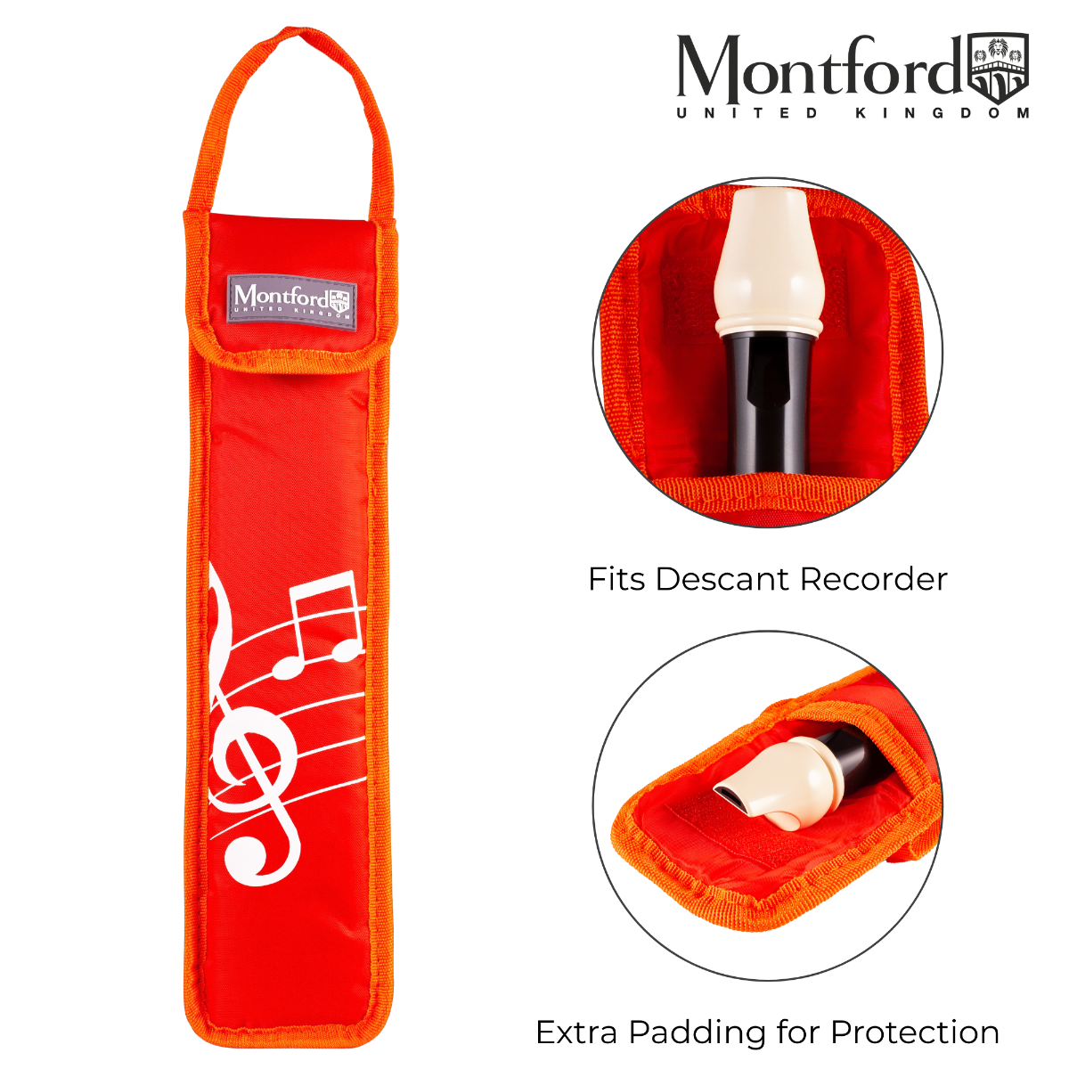 Montford Recorder Bag Red - Image 5