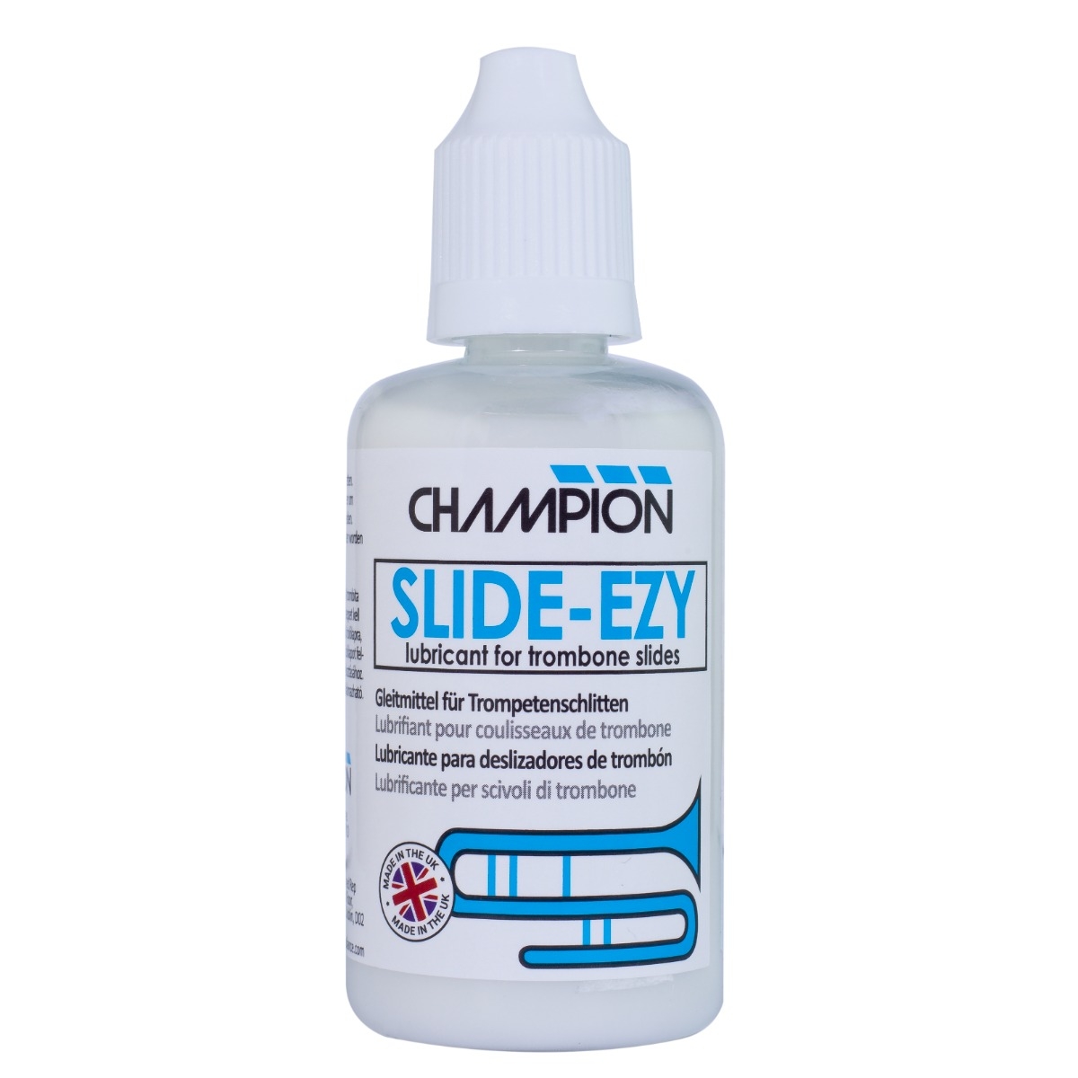 Champion Slide-Ezy Trombone Slide Lubricant - 50ml Bottle - Image 2