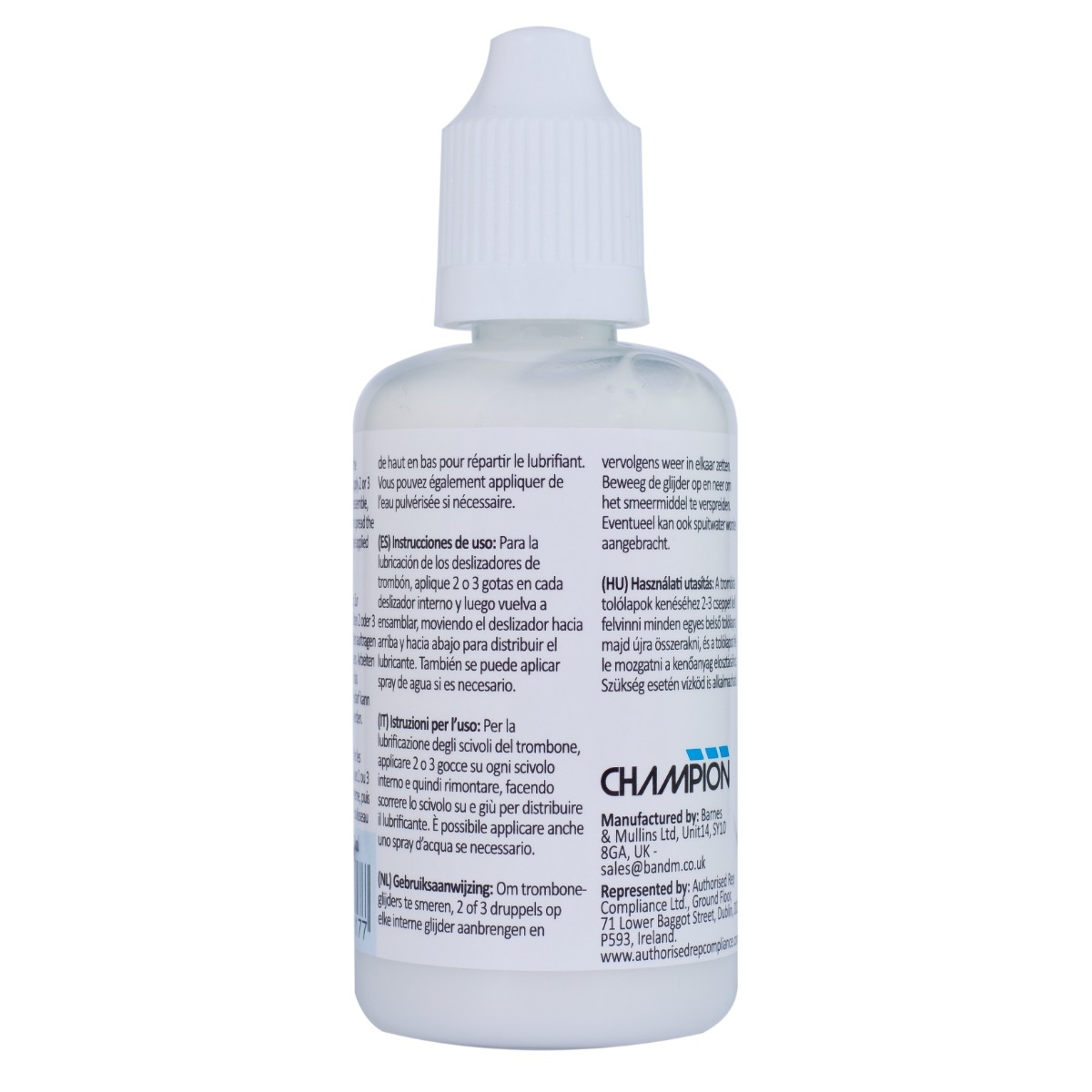 Champion Slide-Ezy Trombone Slide Lubricant - 50ml Bottle - Image 4