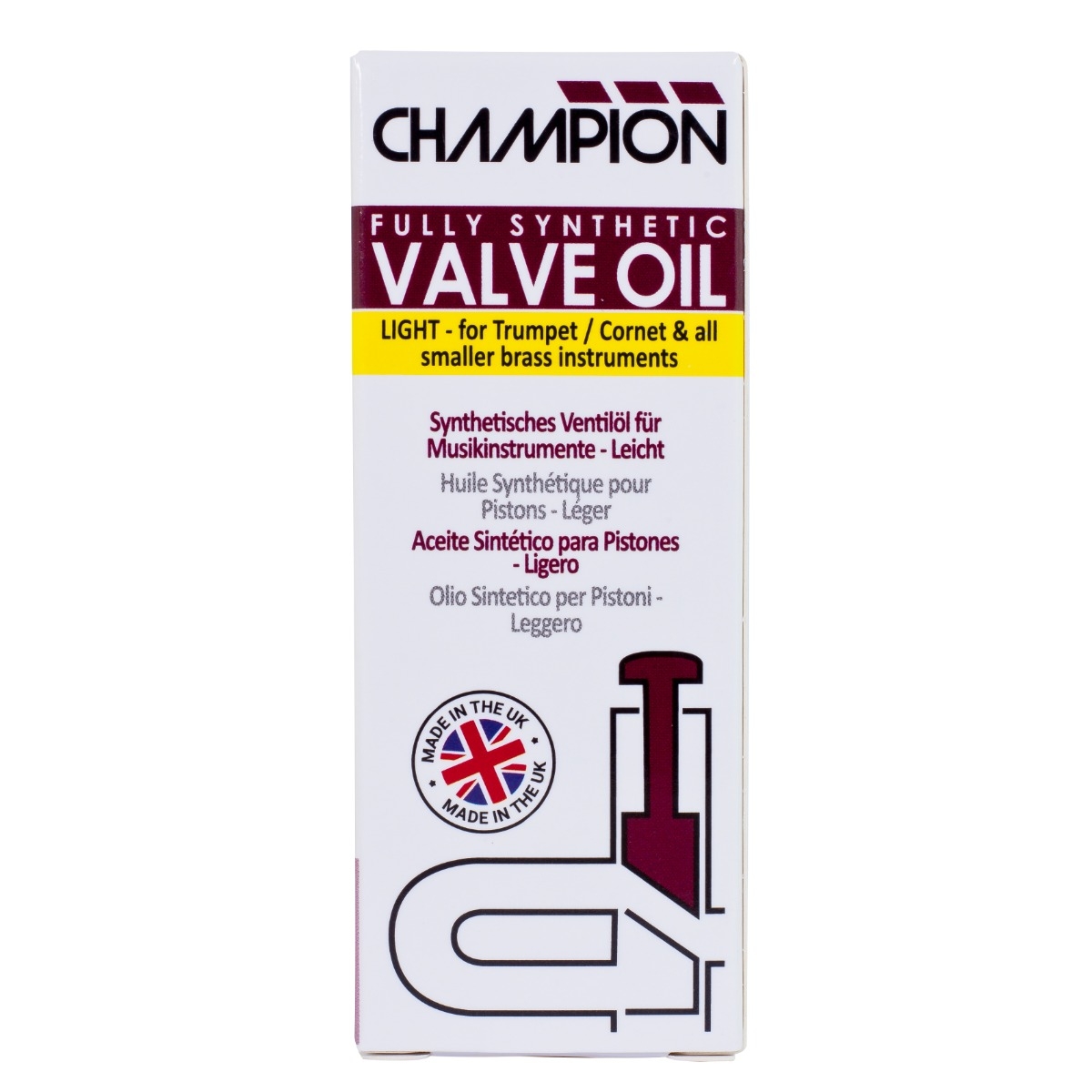 Champion Premium Fully Synthetic Valve Oil - Light - 50ml Bottle (similar to Blue Juice) - Image 5